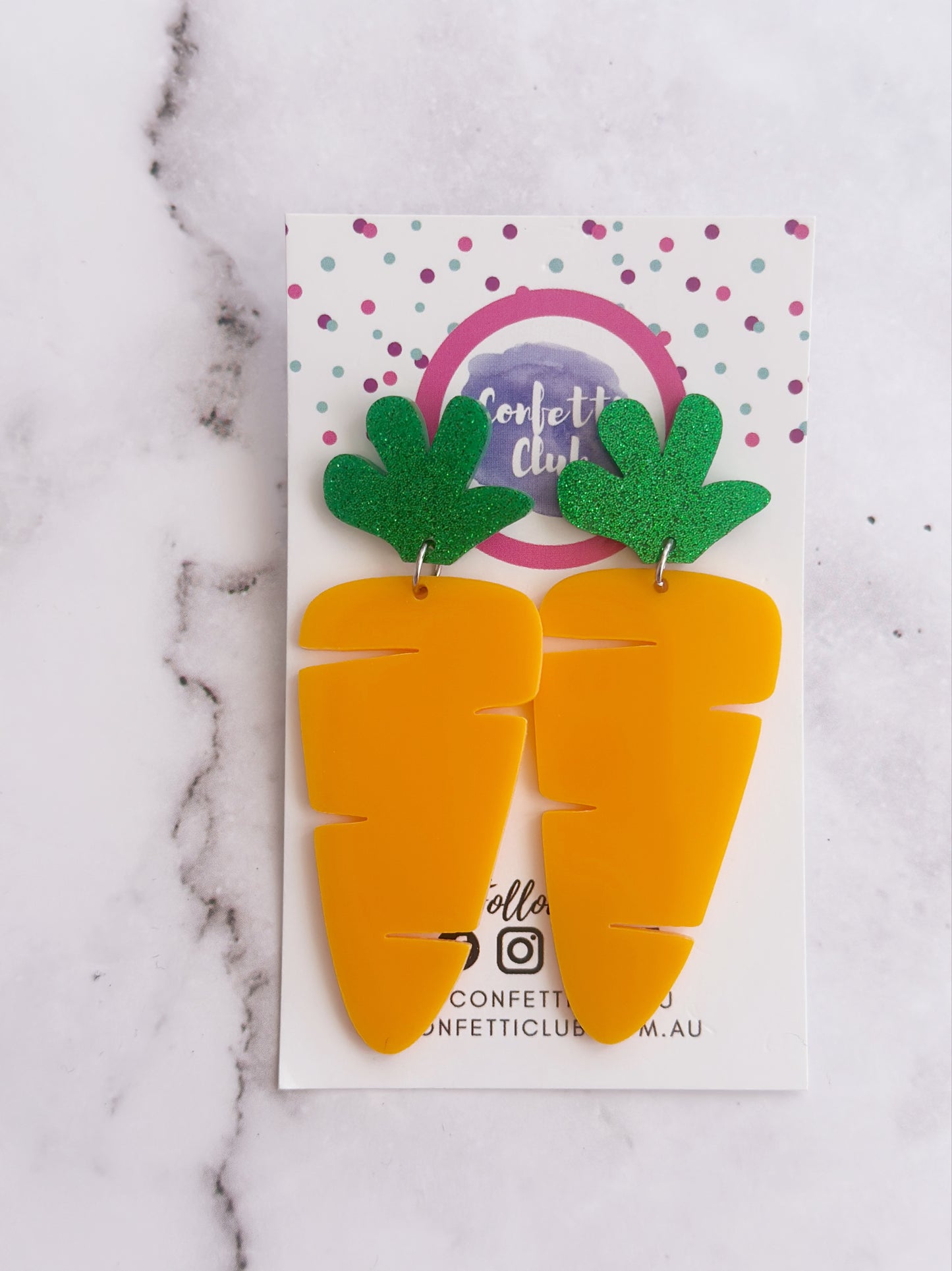 Easter Carrot Dangles