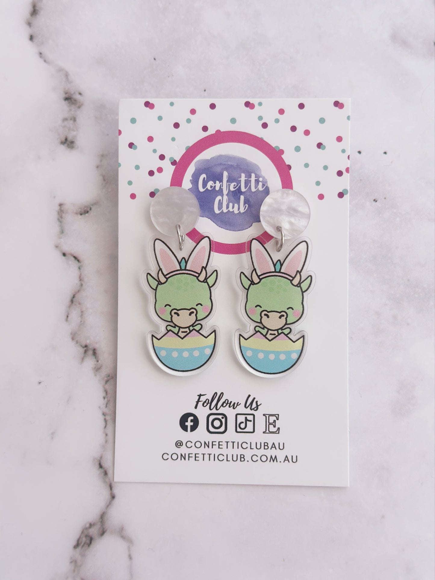 Dragon Dinosaur Easter Egg Dangles